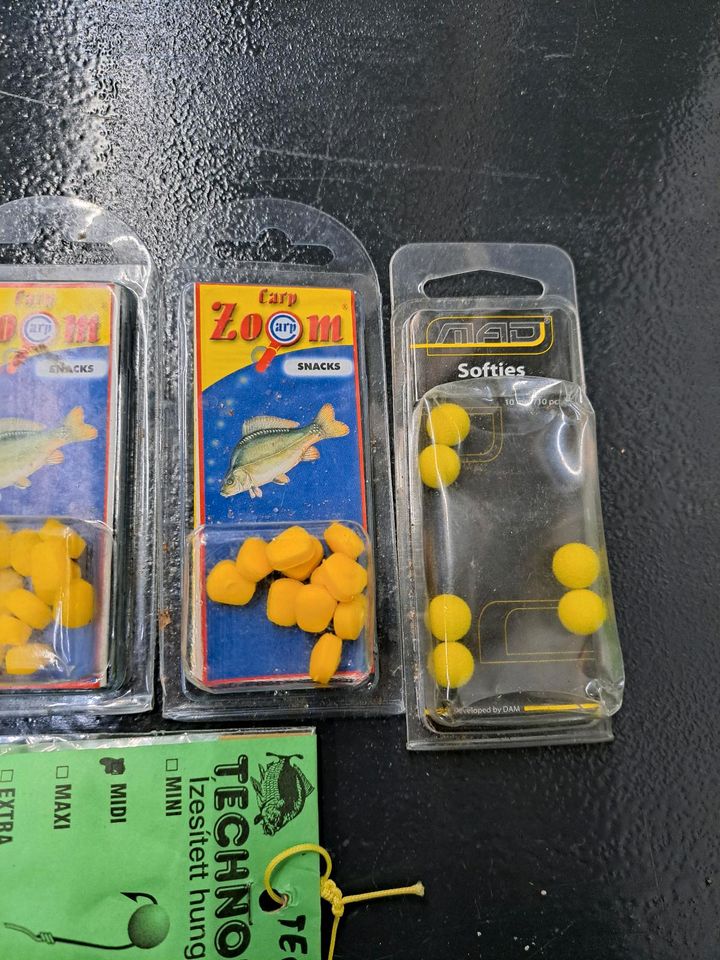 6-tlg. Set Fakebaits in Gelb Maisfarben Carp Zoom Angeln Karpfen in Bad Bentheim