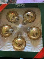 Weihnachtskugel Gold echt Glas DDR Rostock - Stadtmitte Vorschau