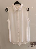 Bluse Shirt Top H&M 42 weiß transparent Bielefeld - Sennestadt Vorschau