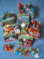 Lego Minecraft Sammlung, 7 Set´s +BA, teilw. OVP Bielefeld - Brake Vorschau