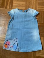 Kleid, Jeans, Benetton, Katze, Gr. 98 Hessen - Bad Vilbel Vorschau