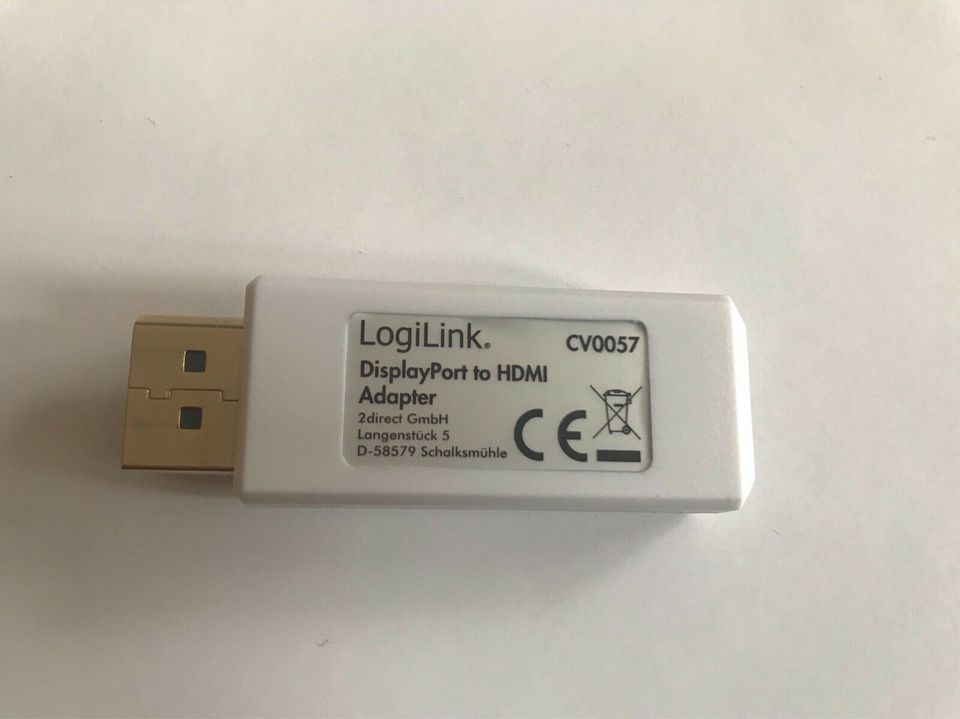 DisplayPort zu HDMI Adapter von LogiLink in Bad Waldsee