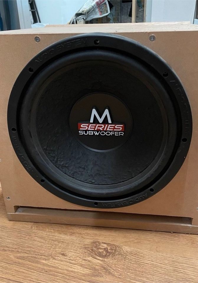 AudioSystem M12 Subwoofer mit M75.4 Verstärker in Oberhausen