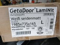 Türzarge GetaDoor LamiNit 1985x735x165 DIN Links weiß seidenmatt Hessen - Groß-Rohrheim Vorschau