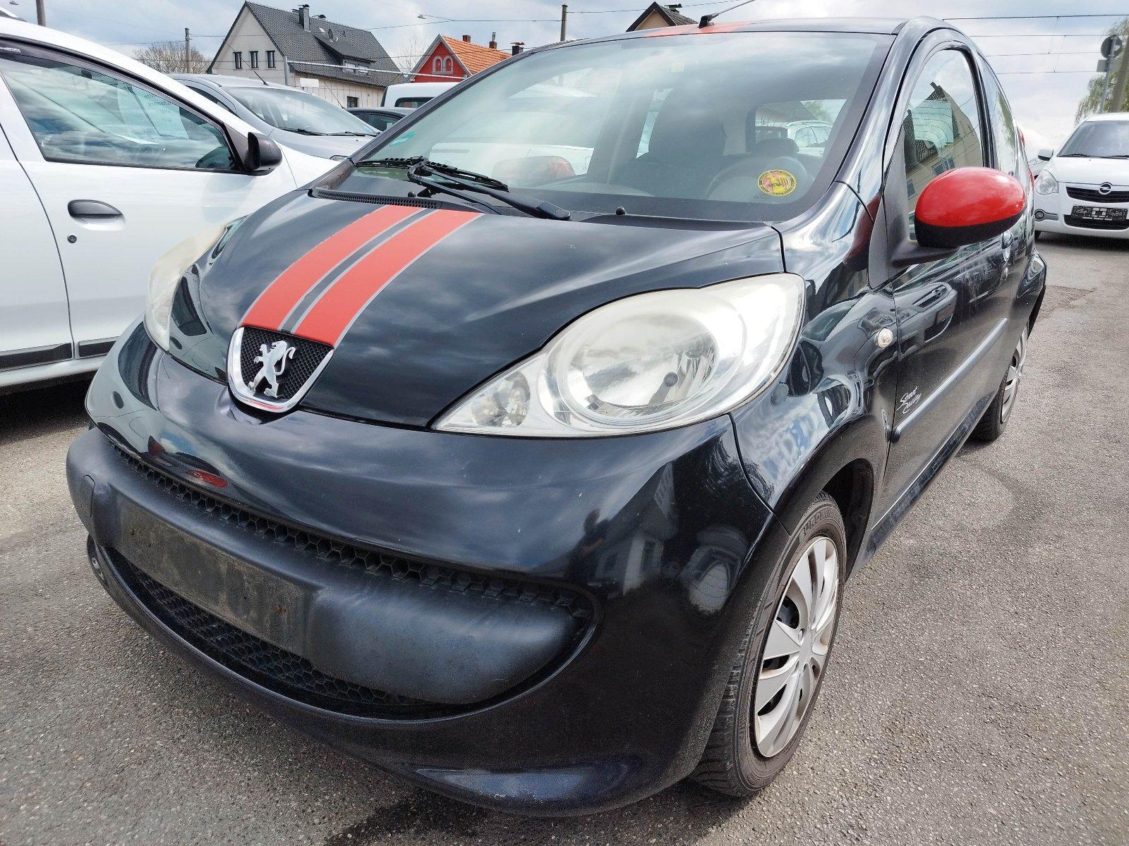 Abbildung des Autos Peugeot 107 mit Klimaanl…