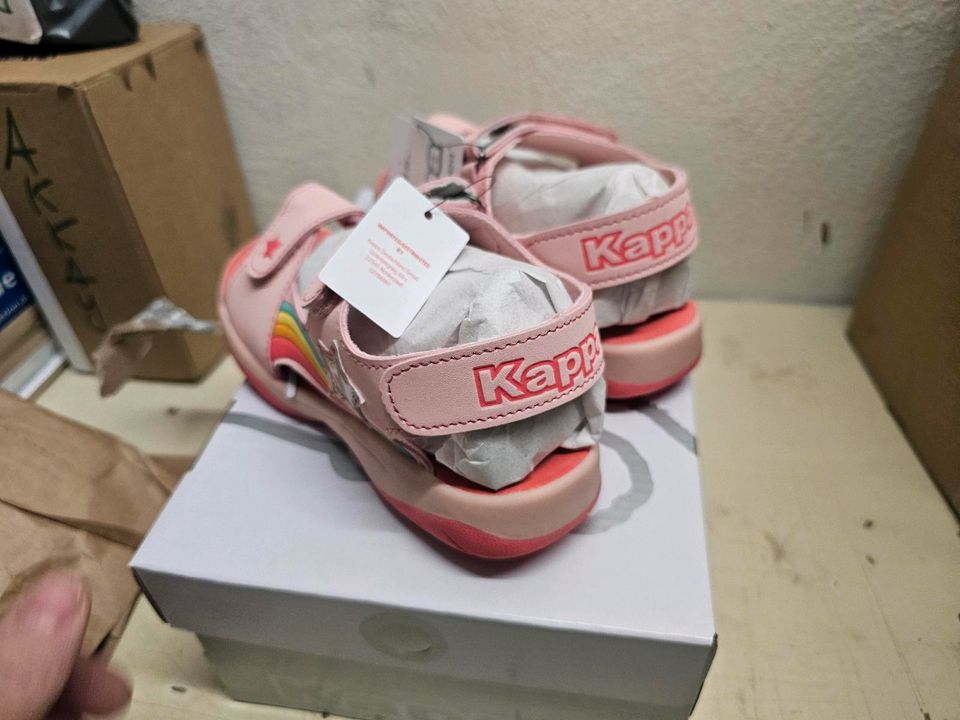 Neue Kappa Mädchen Sandalen Schlappen Schuhe Gr 25 pink in Ihringen