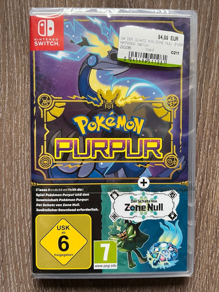 Pokemon Purpur und der Schatz von Zone Null Nintendo Switch NEU in Paderborn