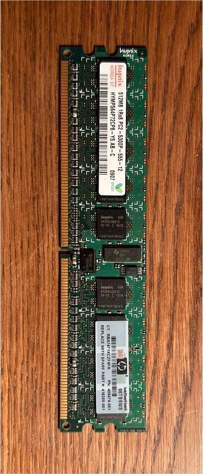 Hynix 512MB RAM PC2-5300 in Schwabach