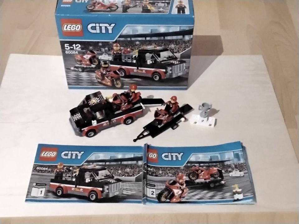 Lego City 60084 Rennmotorrad Transporter (vollständig) in Weyhe