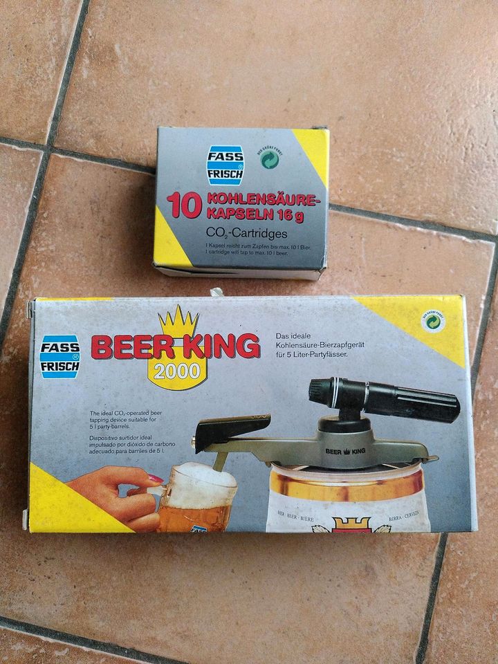 Bierzapfgerät und Patronen von Beer King in Hennef (Sieg)