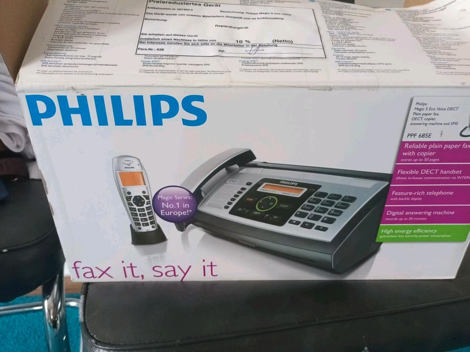 Philips Magic 5 eco Voice DECT Faxgerät Telefon in Rüsselsheim