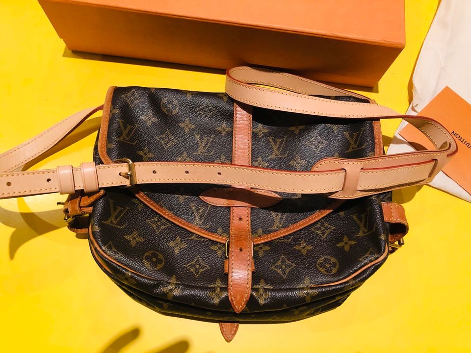 Org Louis Vuitton Saumur 30 Tasche Handtasche Monogramm in Dießen