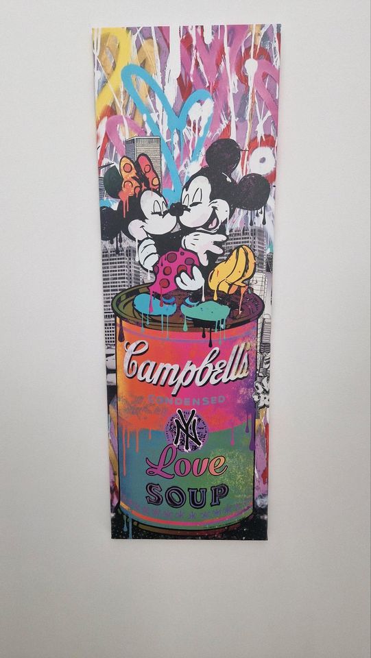 Wandbild Mickey Mouse Andy Warhol Pop Art in Roggentin (bei Rostock)