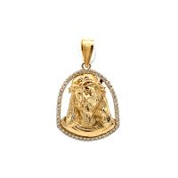 14 kt Gold Jesus Anhänger mit Zirkonia Baden-Württemberg - Leimen Vorschau