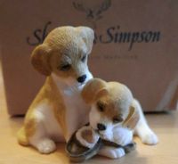 Figur von Sherratt & Simpson Labrador Babies Nordrhein-Westfalen - Erkrath Vorschau