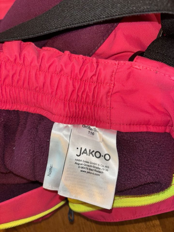 Jako-o ski Anzug Ski Hose 116 und Ski Jacke 116/122 in Dierhagen