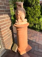 Gartendeko Terracotta Eule mit Podest Selbstabholer Niedersachsen - Loxstedt Vorschau