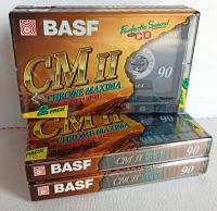 4 Stück Audiokassetten BASF Chrome Maxima II 90, Type 2, OVP 1995 Hessen - Mengerskirchen Vorschau