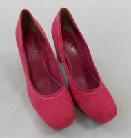 MARCO TOZZI Damen Velour Leder Schuhe Pumps Pink Gr. 38 Hessen - Herleshausen Vorschau