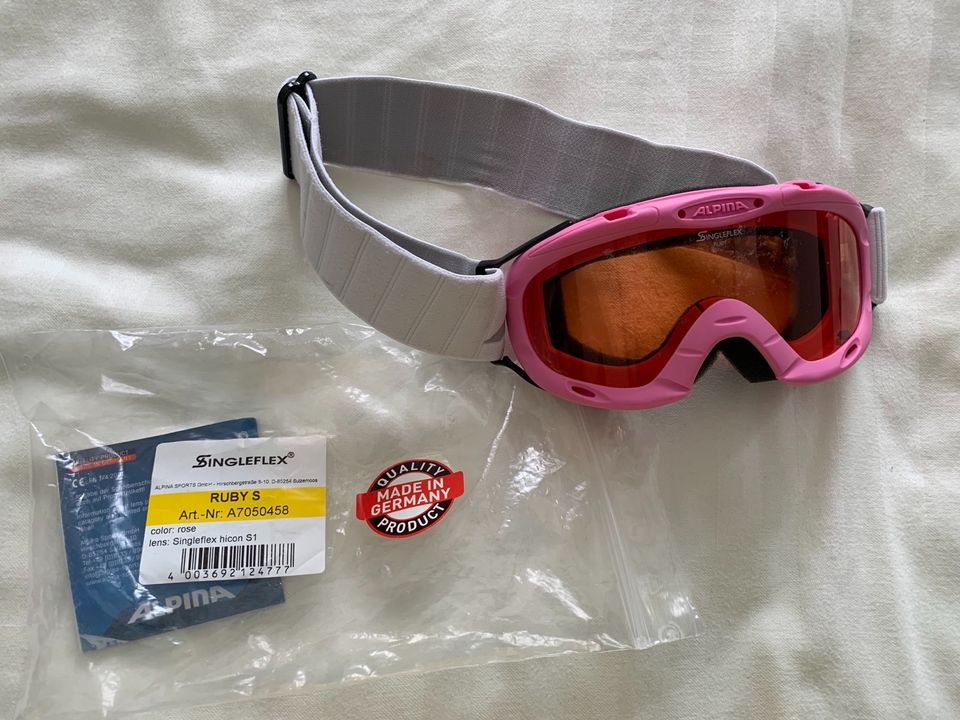 Alpina Skibrille Kinderskibrille rosa in Neuhof