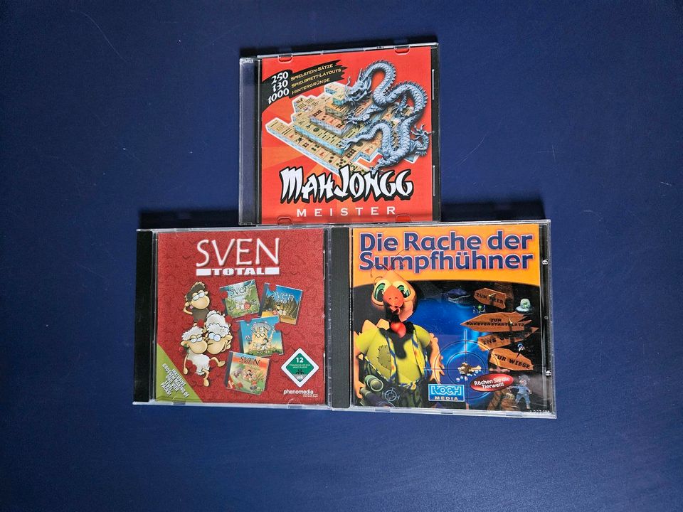 PC Spiele Sven Mah Jongg Sumpfhühner Spiel Game PC CD-ROM in Uehlfeld