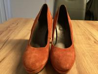Orangene Pumps von s. Oliver Selestion in Gr. 40 Baden-Württemberg - Untermünkheim Vorschau