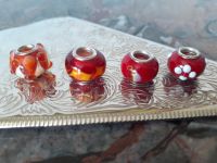 4x Beads Charms 925 Sterling Silber und Glas rot wie Pandora NEU Sachsen - Delitzsch Vorschau