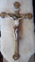 Kruzifix Kreuz Holzkreuz Kleeblattkreuz Moroder Grödnertal Bayern - Karlstadt Vorschau