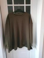 Khakifarbener Pullover mit Waffelmuster Niedersachsen - Haselünne Vorschau