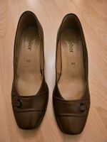 PUMPS GABOR ECHTLEDER BRAUN BEIGE GR 4,5 Hessen - Selters Vorschau