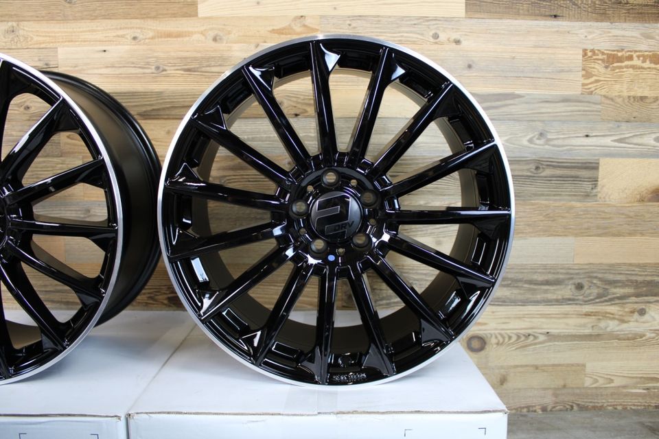 Wheelworld WH39 18 Zoll Sommerräder für Mercedes Benz E CL GLA S Klasse W213 S213 A238 C215 C216 CL500 X156 W156 W220 Coupe Felgen Reifen Räder schwarz Performance Sommerreifen ABE AMG Kompletträder in Neckarsulm