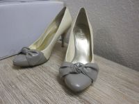 Nine West High Heel Pumps aus Leder grau - beige Gr. 37,5 / 7M Altona - Hamburg Lurup Vorschau