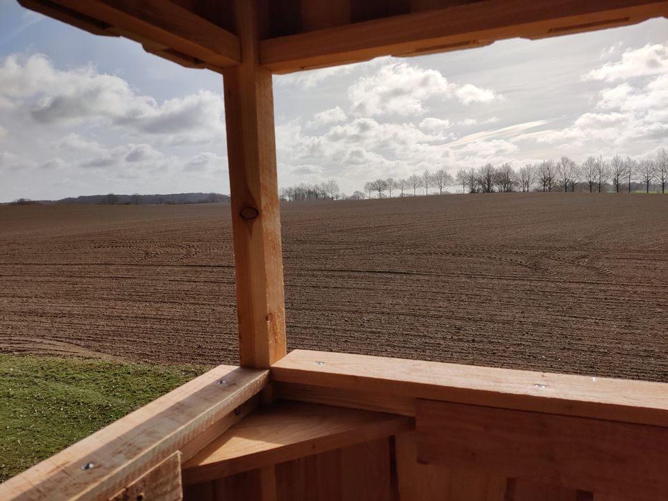 Offene Jagdkanzel Hochsitz RANGER, Premiumqualität aus Lärche/Dgl in Großenaspe