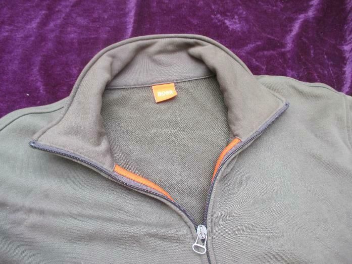 NEU Zipp Sweat Shirt Sweater Jacke Cardigan HUGO BOSS Orange in Bammental