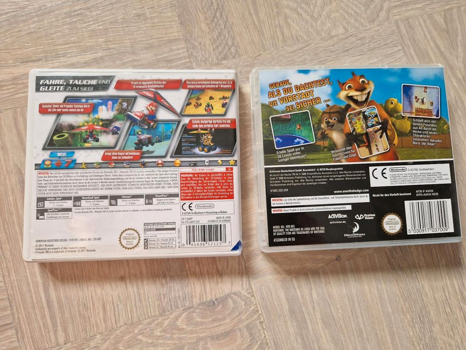 Original nintendo 3DS 11.17.0-50E inkl. 3 Spiele, u.a. Mariokart7 in Wanzleben