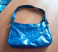 ♥️ Handtasche mit Nieten, blau Bayern - Pfatter Vorschau