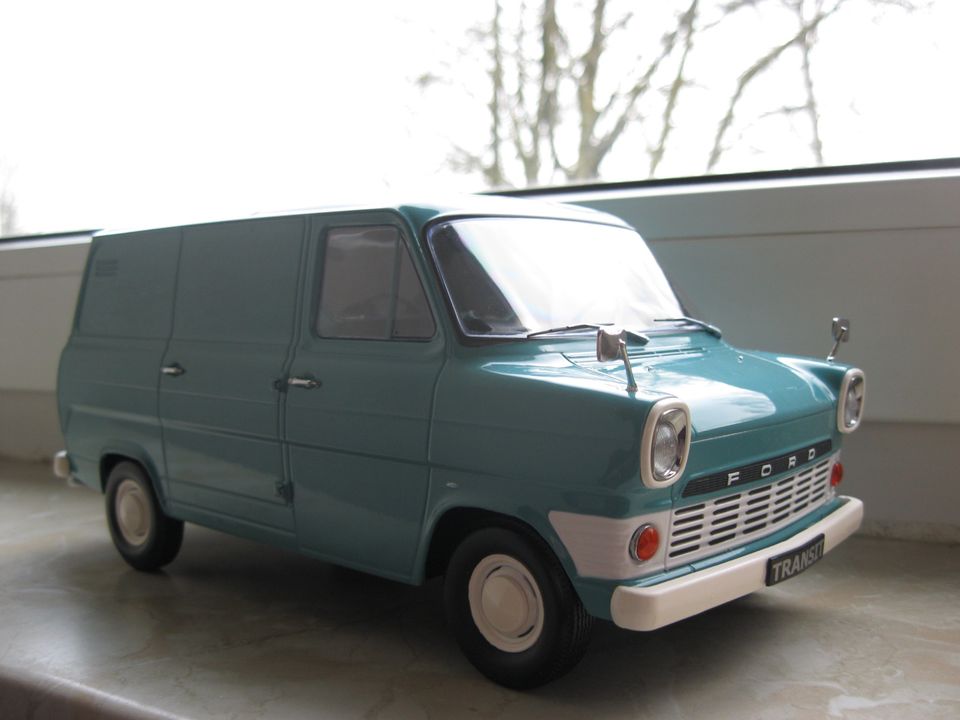 Ford Transit MK1 Kasten Transporter türkis KK-Scale 1:18 OVP in Klingenthal