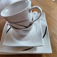 Kaffeeset , 2 Kuchenteller, 2 Unterteller, 2 Tassen Nordrhein-Westfalen - Warstein Vorschau