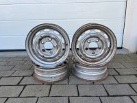 Selten!! 4 Porsche Stahlfelgen 5 1/2 x 15 f. 911/912/914-6/356C Baden-Württemberg - Salach Vorschau