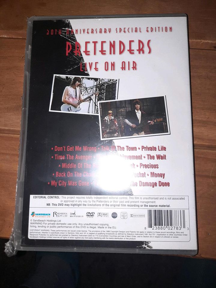 Pretenders Live on Air DVD in Lemgo