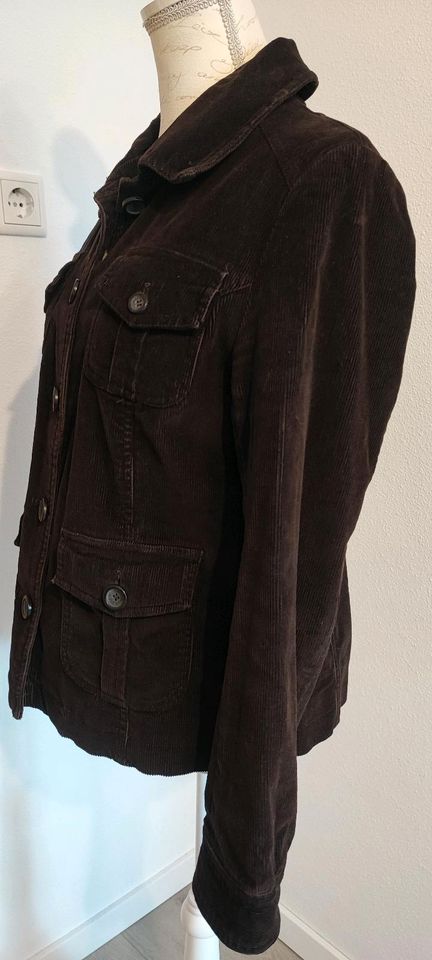 Biaggini Feincord Jacke Braun Gr. 40 in Bochum