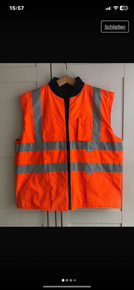 Arbeitsweste • Wendeweste • orange/ blau • Gr: XXL in Gelsenkirchen