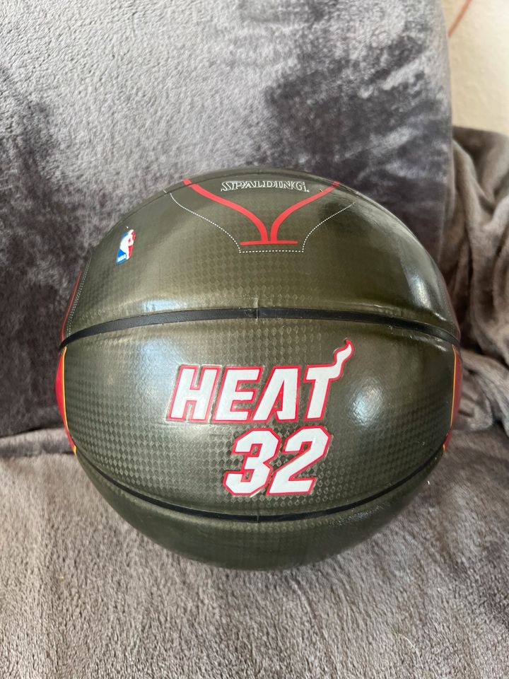 Miami Heat Shaquille O‘Neal 32 Spalding NBA Basketball in Nettetal