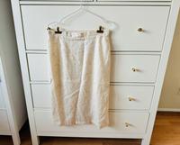✨ True Vintage Baumwoll Leinen Rock • Creme Beige • S ✨ Rodenkirchen - Sürth Vorschau