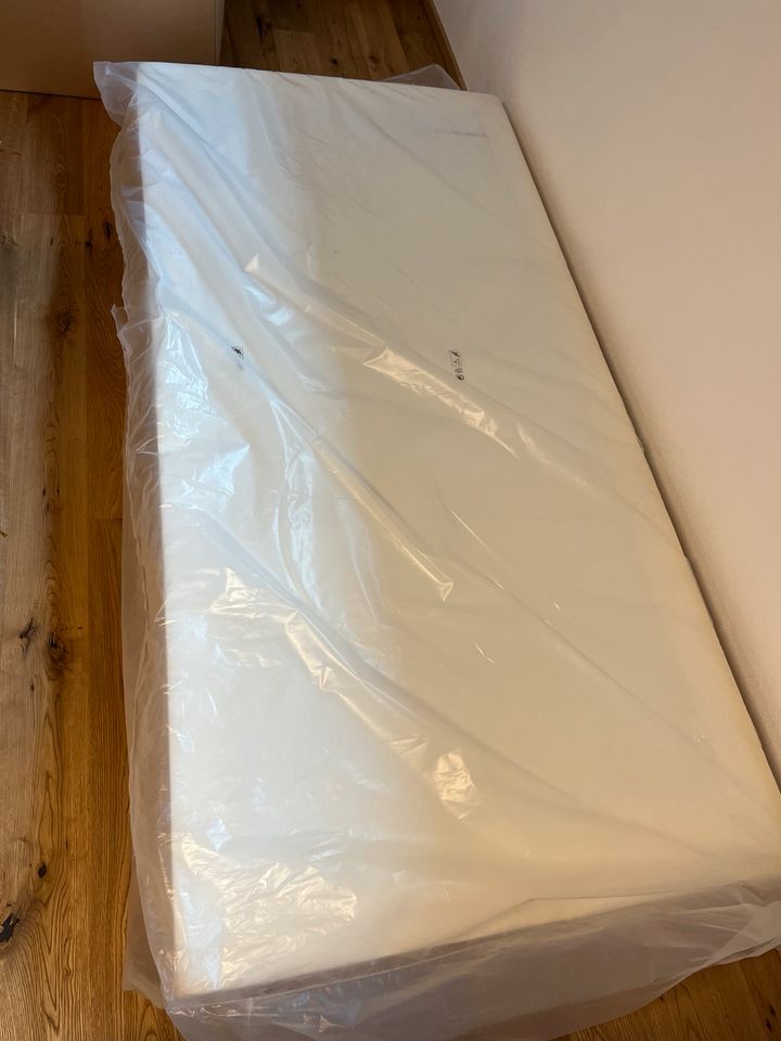 Boxspring Matratze 100x210 cm in Buch