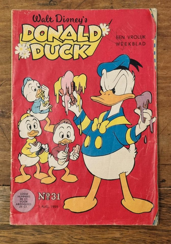 Donald Duck Comic No. 31 aus 1959 niederländisch in Köln