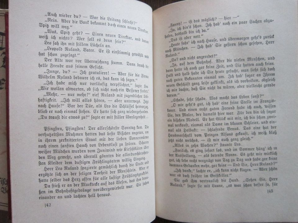 Buch Bücher Romane Antik altdeutsche Schrift Druck vor 1945 in Dresden