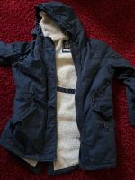 Superdry Wintermantel Jacke Damen M blau mit Kapuze Brandenburg - Michendorf Vorschau