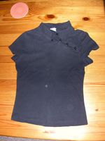 Asia Oberteil T-Shirt schwarz Knopfleiste Kragen Gr. 36 38 Nürnberg (Mittelfr) - Mitte Vorschau