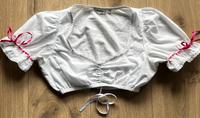 Dirndlbluse weiß mit rosa Bändchen von Distler Bayern - Deggendorf Vorschau